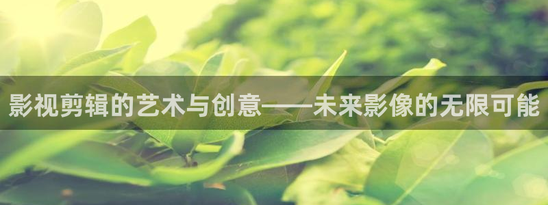 青萍果影院yy6090：影视剪辑的艺术与创意——未来影像的无限可能